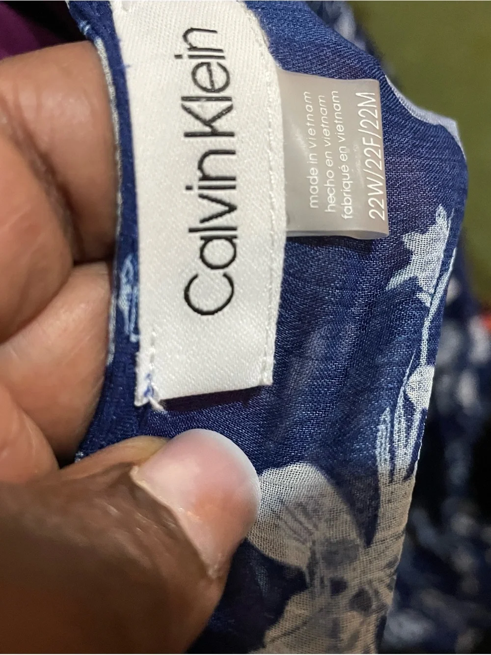 Calvin Klein elegant navy